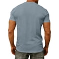 thumbnail image 6 of Yifymode Men's V Neck T-Shirt Short Sleeve Chest Pocket Soft Lightweight Casual Daily Wear Tees for Men, 6 of 10