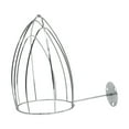 thumbnail image 1 of Soporte de almacenamiento de tapa de sombrero de alambre de metal, soporte de tapa de béisbol, montado en la pared, adorno instalar fácilmente soporte plata, 1 of 8