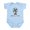 Sky Blue, variant on CafePress - Metal Fan Infant Bodysuit - Baby Light Bodysuit, Size Newborn - 24 Months