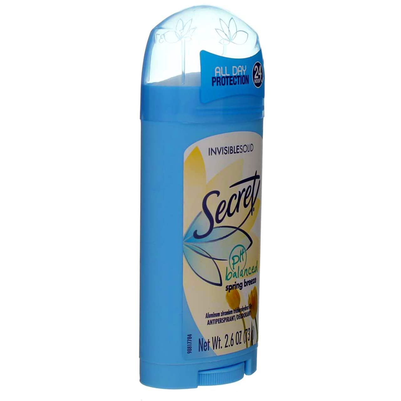 Secret Anti-Perspirant Deodorant Invisible Solid Spring Breeze 2.60 oz (Pack of 7)