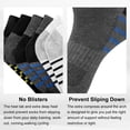 thumbnail image 4 of Smilooen 12 Pairs Mens Ankle Socks Athletic Running Men's Socks Value Pack, Gray, 4 of 7