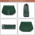 thumbnail image 2 of Genuine Leather Saddle Bag for Women Fashion Small Satchel Large Capacity Purses Ladies Casual Crossbody Shoulder Bags, 2 of 7