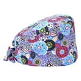 thumbnail image 3 of 8 Pcs Gourd Caps Nurse Long-time Service Pure Color Dull Polish Printed Professional Assorted Colors Work Uniform Operating Hats L24, 3 of 7