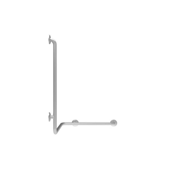Bradley 8122-037183032 - Corner Shower Grab Bar, 32" x 32" x 32", Concealed, 1-1/2 OD - Safety Grip - Right Hand