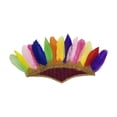 thumbnail image 1 of Tocado de plumas, sombrero indio, decoración colorida, accesorios para fotos, diadema de plumas Rosa colorida roja, 1 of 9