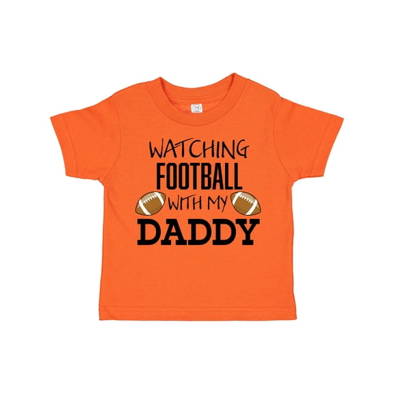 Inktastic Watching Football with My Daddy Boys or Girls Toddler T-Shirt