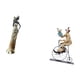 thumbnail image 5 of Figura de mujer africana,Estatua de dama tribal africana hecha a mano en una cafetería.,Figuras de payaso,Escultura de payaso como adorno de mesa,Colección de estatuillas de payasos adorables, 5 of 8