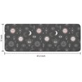 thumbnail image 7 of Dark Grey Mystical Pattern Kitchen Rug Mat,Kitchen Runner Rugs Non Skid Washable,Decorative Kitchen Floor Mats for Kitchen,Sink,Laundry,17"x47.2", 7 of 7