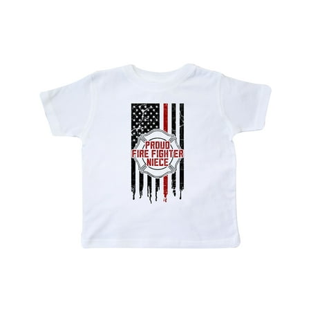 

Inktastic Proud Firefighter Niece Gift Toddler Toddler Girl T-Shirt