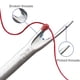 thumbnail image 5 of Matsuzay Paquete de 4 DIY Seam Craft Stitch Unpicker bordado dobladillos hilo quitar eliminación punto de cruz accesorio suministros de costura Type6 NO6 Matsuzay HA009107-01, 5 of 6