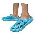 thumbnail image 2 of OOOUM Breathable Garden Clogs For Women Men Comfortable Soft Water Shoes Non Slip Slip On Casual Summer Outdoor Flats Sky Blue US:8.5, 2 of 6