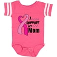 thumbnail image 3 of Inktastic Breast Cancer Awareness I Support My Mom with Pink Ribbon Boys or Girls Baby Bodysuit, 3 of 5