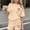 Beige, variant on Toddler Girls 2PC Outfit Set, Short Sleeve T-Shirt & Shorts Heart Print Casual Summer Clothes Set for Kids Hot Pink Size 9-10