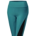 thumbnail image 3 of FashionOutfit Women's Side Panel Color Contrast Cycling Legging Pants, 3 of 3
