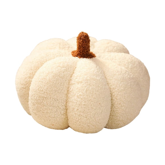 Cojín decorativo de calabaza Sunnimix 20cm Blanco