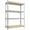 Silver, variant on HHBEAUTY Storage Shelves Adjustable Metal Shelving 1600LBS Garage Shelves Industrial Metal Shelves 4 Tier Garage Shelving for Pantry Closet Kitchen Basement, Sliver, 11.8" D x 23.6" W x 56.7" H