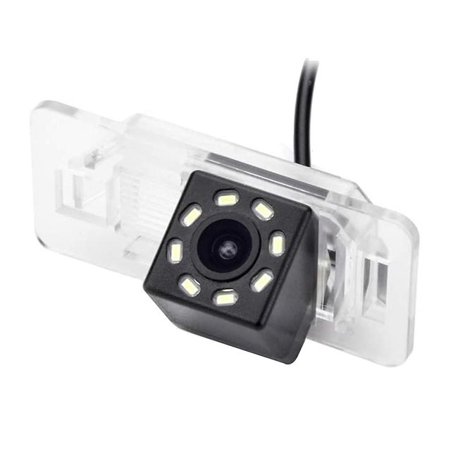 Coche 4pin 8led cámara de visión trasera cámara de estacionamiento de marcha atrás para-bmw Afortunado Sencillez