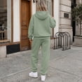 thumbnail image 5 of SUNBS 2 Piece Outfit for Women Lounge Sets Hooded Half-Zip Sweatshirt Jogger Sweatpants Workout Sweatsuit, 5 of 9