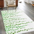 thumbnail image 3 of Green Polka Dots 3'x5' Washable Rug, Vintage Abstract Art Watercolor Non-Slip Area Rugs for Entryway Kitchen Classroom, StainResistant Dorm Throw Carpet, Low Pile Soft Indoor Floor Mat, 3 of 9