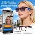 thumbnail image 2 of AI Smart Glasses for Men Women, Deepseek R1 & Gemini-2.5 AI Assistant, 164 Languages Support, Bluetooth 5.3, Music Playback, Hands-Free Calling, IP67 Waterproof, Physical Photochromic Lenses, 2 of 9
