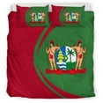 thumbnail image 3 of Suriname Flag Coat Of Arms Bedding Set Circle RLT7, 3 of 5