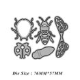thumbnail image 2 of Matrices de corte metálicas de insectos MALISTLN: abejas y mariquitas para manualidades DIY, 2 of 2