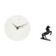 thumbnail image 5 of Reloj de pared silencioso con figura de caballo, ideal para decorar el hogar, la cocina, la oficina o . También sirve como adorno decorativo, 5 of 8