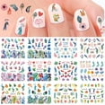thumbnail image 1 of Nail Sticker 12 Types Creative DIY Nail Art Sticker Nail Decal for Women, 1 of 10