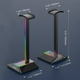 thumbnail image 3 of New Bee RGB Headphone Stand USB-C Charging Stand Headset Holder, 3 of 9