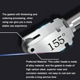 thumbnail image 2 of Zootealy Glass Cutter Replacement Blade Wheel 140° - High Carbon Steel Alloy Blade Head for Efficient Cutting - Practical Accessory for Glass Cutting Machines, 2 of 6