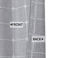 thumbnail image 3 of Haperlare Farmhouse Kitchen Curtains 36 inch Length Short Boho Linen Blackout Curtains for Small Window Bathroom Cafe Basement, Gray, 2 Panels, 3 of 9