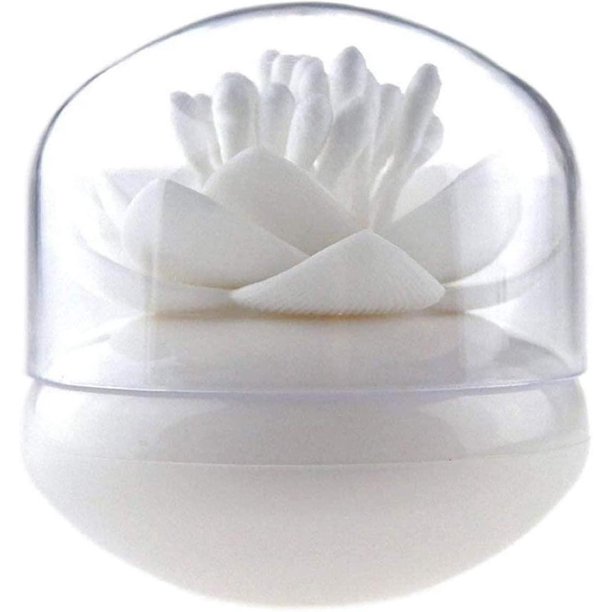 Soporte para hisopos de algodón Lotus Soporte para hisopos de algodón Soporte para bastoncillos de algodón Elegante regalo de cumpleaños Caja para hisopos de algodón Soporte para p