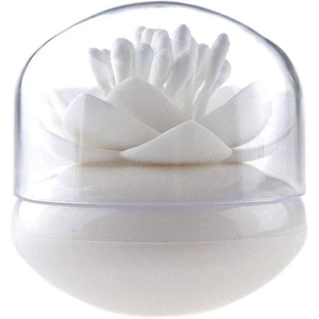 Soporte para hisopos de algodón Lotus Soporte para hisopos de algodón Soporte para bastoncillos de algodón Elegante regalo de cumpleaños Caja para hisopos de algodón Soporte para p