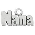 thumbnail image 1 of Sterling Silver 16" .8mm Box Chain Small Nana Word Pendant Necklace, 1 of 2