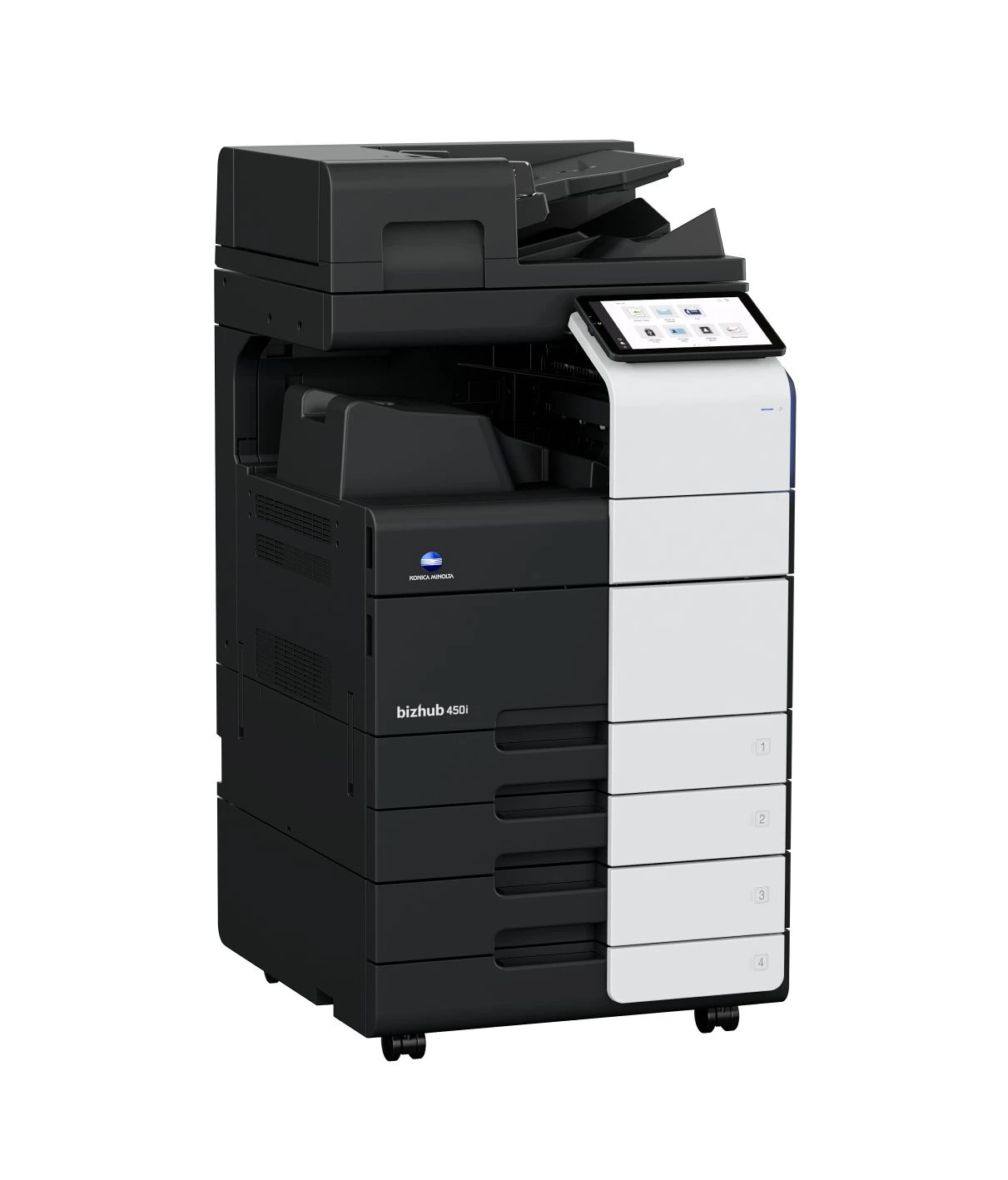 Konica Minolta bizhub C450i Color Multifunction Printer – 45 PPM, Copy/Print/Scan/Fax, Duplex, Network & USB Connectivity