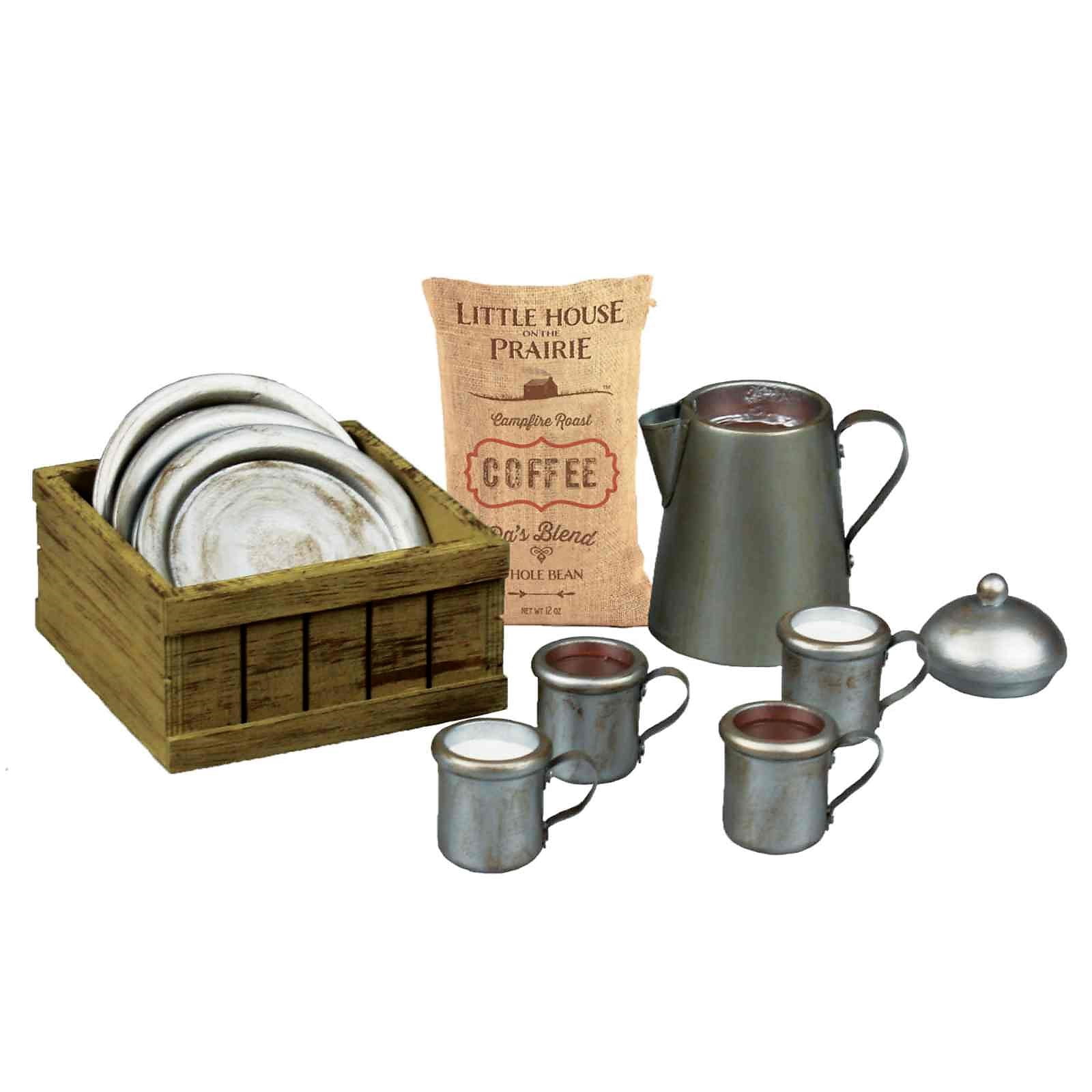 The Queen's Treasures 18 In Doll Kitchen Accessories, Little House on The Prairie 12 Piece Dishware Set Intended For American Girl Dolls