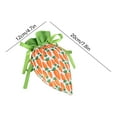 thumbnail image 3 of TanSiDing Easter Carrot Gift Bags Easter Fabric Drawstring Bag Carrot Candy Goody Treat Bags for Spring Basket Stuffers Egg Hunt Outdoor Party Favor Supplies, 3 of 6