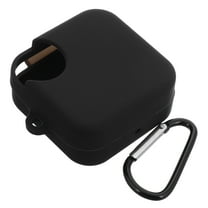 Ear Bud Case Holder Soft Earphone Protective Red Film Decor Headband Black