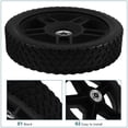 thumbnail image 3 of OUNONA Universal Lawn Mower Support Wheel Plastic and Rubber for Smooth Lawn and Garden Use, 3 of 7