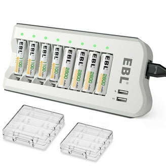 Sanyo Eneloop 8 Pack AA NiMH Pre-Charged Rechargeable Batteries
