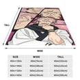 thumbnail image 5 of Sukuna Jujutsu Kaisen Soft Micro Fleece Cozy Throw Blanket Lightweight Fuzzy Flannel Blankets Sofa Decor Gifts, 5 of 9