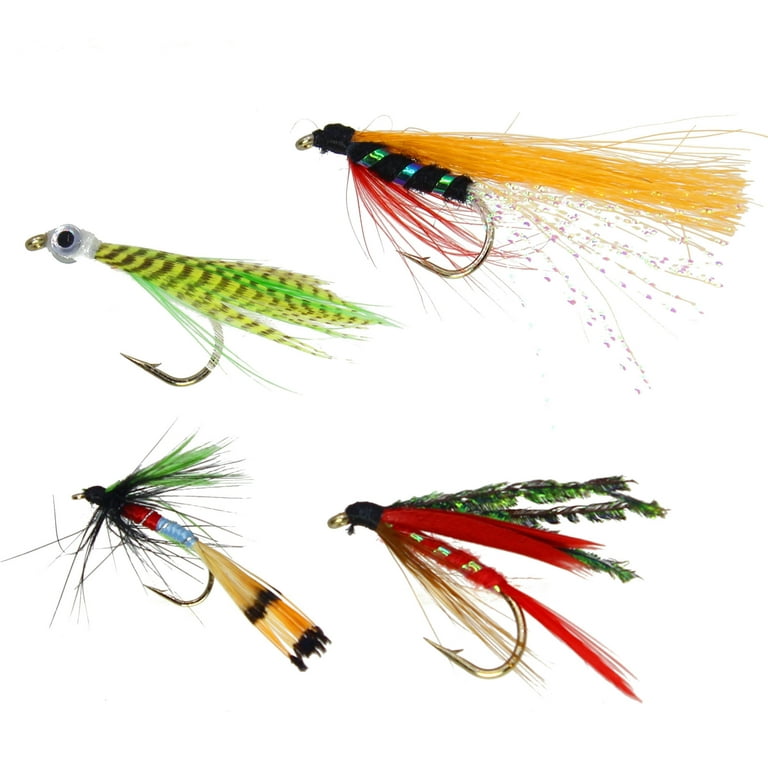  Fly Fishing Flies Kit, 36/78Pcs Fly Fishing Lures, Fly Fishing  Dry Flies Wet Flies Assortment Kit with Waterproof Fly Box for Trout Fishing  : Sports & Outdoors