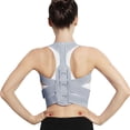 thumbnail image 1 of Corrector de postura de espalda Invisible para mujer, banda de soporte extendida, cinturón ajustable para corrección de postura Lumbar de columna vertebral, 1 of 4