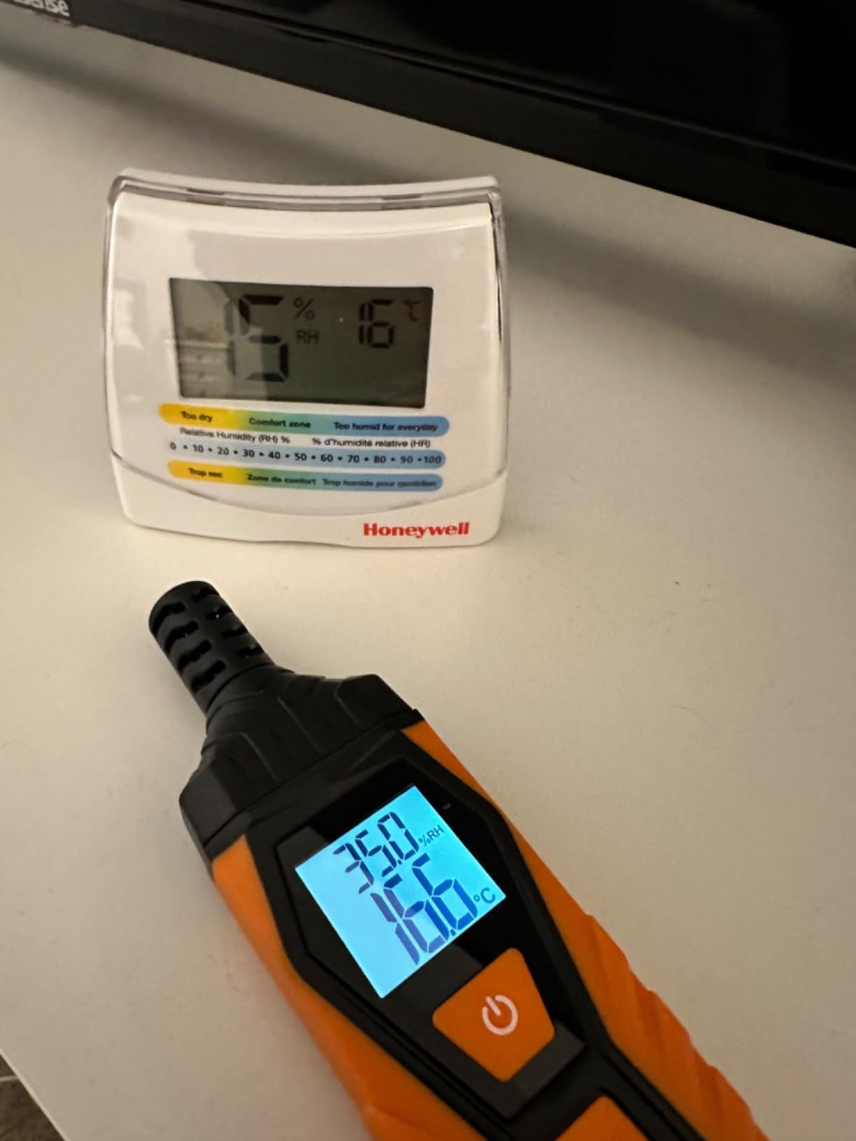 Neoteck 2 in 1 Digital Temperature Humidity Meter Dual Display with LCD Screen Accurate Thermometer Hygrometer with Wet Bulb Dew Point Measurments Widely Used in Home Industry Agriculture HVAC System