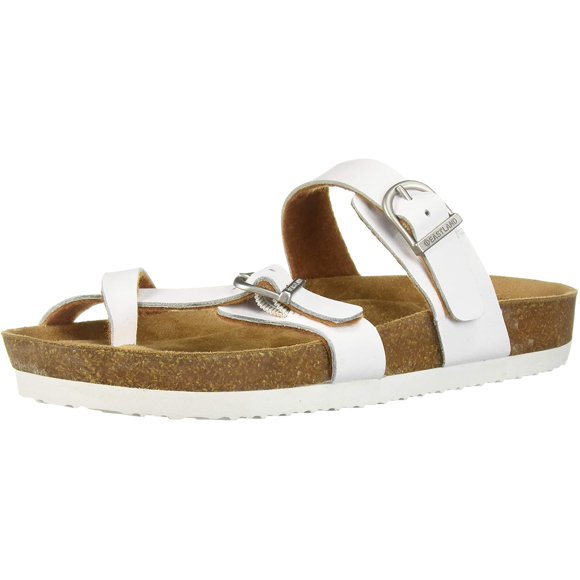 Eastland Womens TIOGO Sandal, White, 7