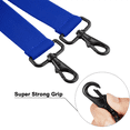 thumbnail image 3 of Buyless Fashion Suspenders for Men - 48" Adjustable Straps 1 1/4" - X Back with Black Hooks - 5141-Royal-Blue, 3 of 7