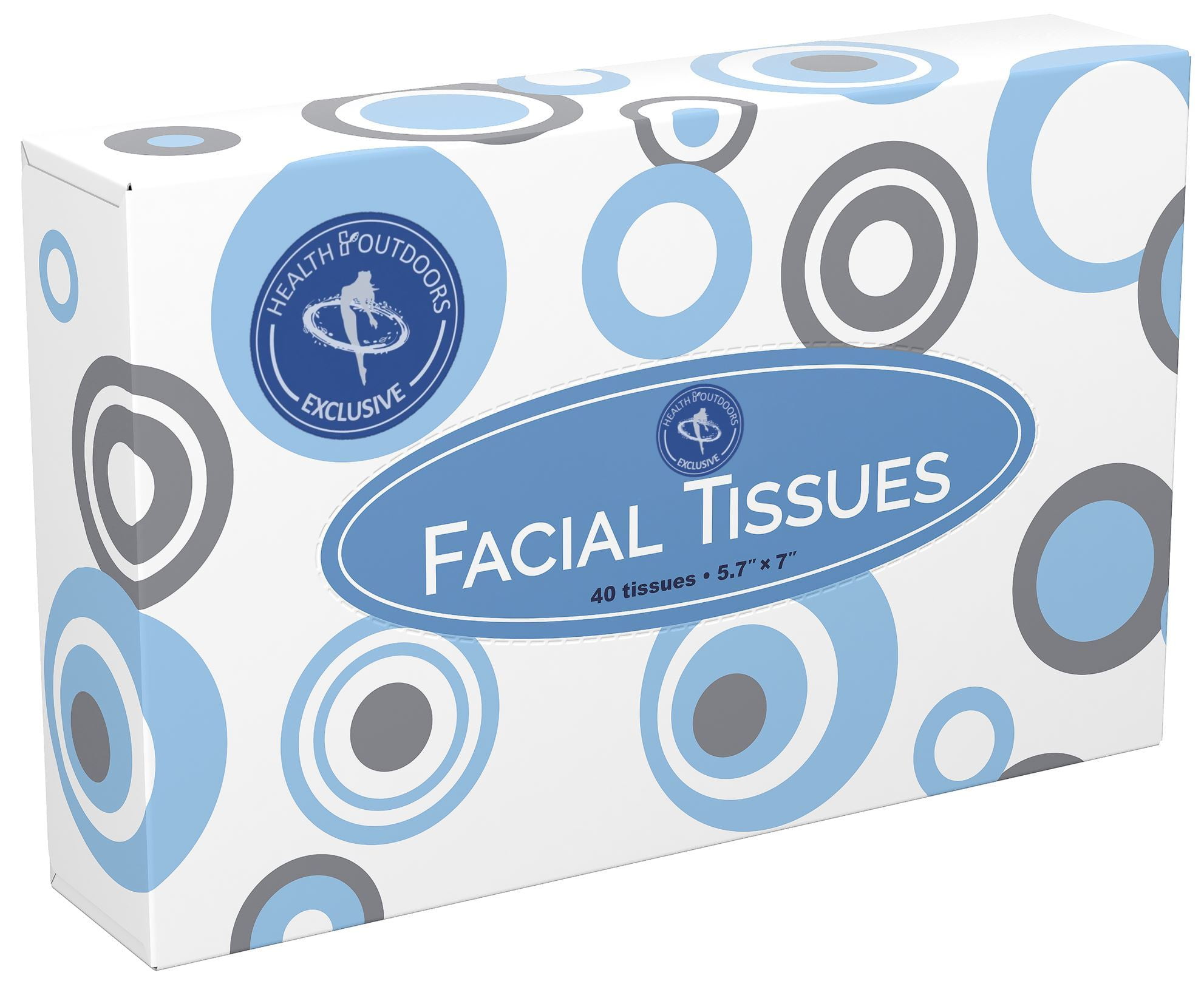 Facial Tissues [Home and Business] 40 Count Box Standard 2-ply Tissue ...