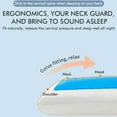 thumbnail image 3 of Cooling Orthopedic Memory Foam Contour Cervical Pillow Back BEST Head G0Y2, 3 of 6