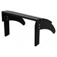 thumbnail image 4 of Costaelm Paradise Outdoor Folding Adirondack Ottoman, Black, 4 of 9