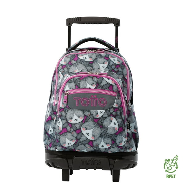 TOTTO Mochila Escolar Grande para Niña - Reforzada Porta Laptop 15.4 - Con Ruedas | 25 L RENGLON